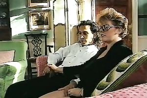 Two breasty and appetizing ladies on the bed in softcore act