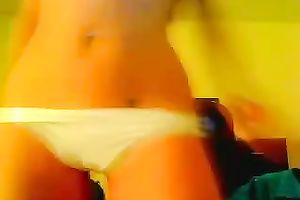 Amazing big boobies of hawt dark brown webcam hottie wild and out