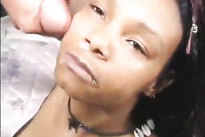 Kinky white freak a-hole bonks ribald dark floozy in mish and sideways styles