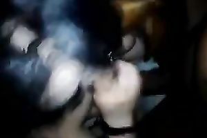 White sucks and jerks off my chubby brown friend's dick