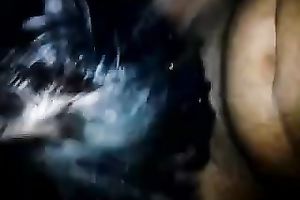 White sucks and jerks off my chubby brown friend's dick