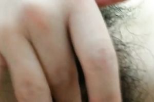 I finger fuck hirsute cum-hole of my playful Asian girlfriend