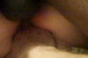 Well hung dark man permeates my white dirty slut wife missionary style