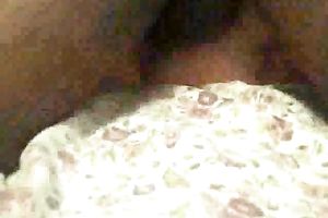 Well hung dark man permeates my white dirty slut wife missionary style