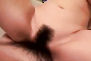 Sizzling Asian playgirl riding my rod in a cowgirl position