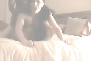 This concupiscent white women has been sandwiched in trio sex for the 1st time