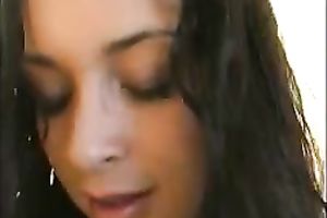 Magnificent non-professional brunette hair GF being excited and lascivious on POV sex vid