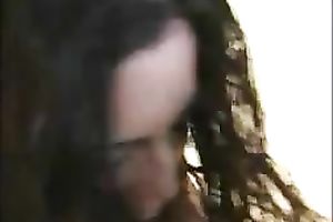 Magnificent non-professional brunette hair GF being excited and lascivious on POV sex vid