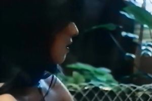 Beautiful brunette hair and classic milf share on lengthy sextoy