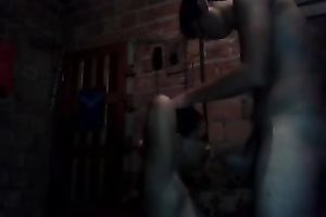 Amateur quite buxom hot and beautiful dark brown was pounded from behind