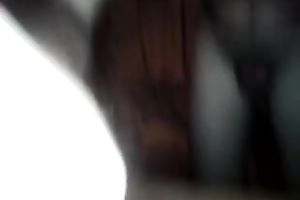 Amateur quite buxom hot and beautiful dark brown was pounded from behind