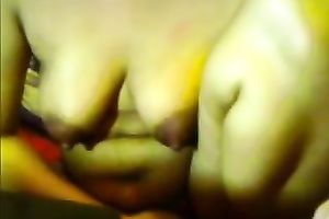 All natural exotic brunette livecam bitch flashed and played with her mangos