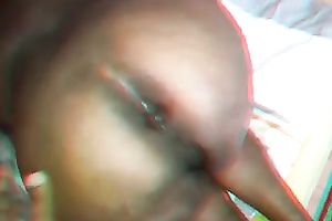 My barefaced Indian GF likes showing off large captivating butt