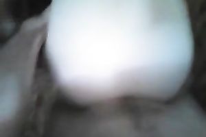 Blowjob from my diminutive and excited horny white wife on my POV video