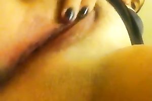 Busty pleasing latin babe white women flashes her hairless juicy snapper on web camera