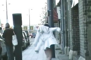 My sexually excited big beautiful woman wifey shows her in nature's garb body in public