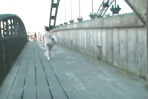 My sexually excited big beautiful woman wifey shows her in nature's garb body in public