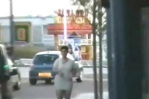 My sexually excited big beautiful woman wifey shows her in nature's garb body in public