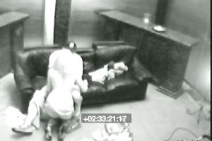 Sexy blonde sweetie having sex with the nightclub manager