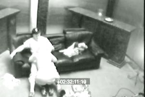 Sexy blonde sweetie having sex with the nightclub manager