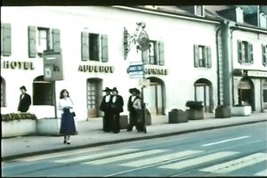 German classic dark brown milf giving head to her guy