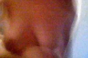 Fluffy 24 years old girlfriend joyfully rides my giant schlong