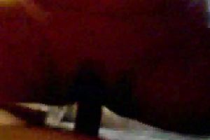 Fluffy 24 years old girlfriend joyfully rides my giant schlong