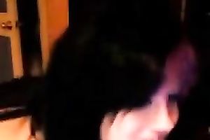 Naughty non-professional mamma playing with her cunt in homemade movie scene