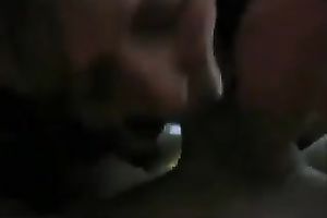 Zealous black haired pretty slim GF of mine knows how to engulf me