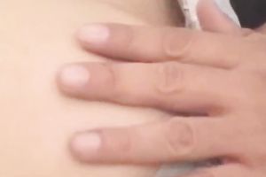 Natural hirsute vagina of an amateur Indian playgirl on livecam