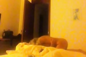 My ravishing girlfriend copulates my charming snatch missionary style