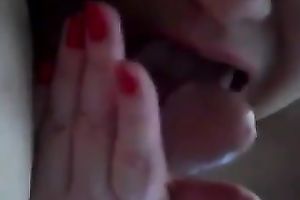 My big beautiful woman hawt whtie floozy gobbling my penis on POV movie