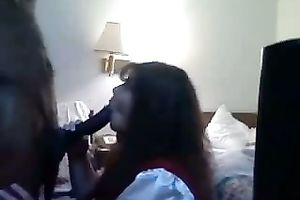 Amazing brunette hair nympho of my ally sucked his beefy schlong properly