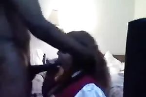 Amazing brunette hair nympho of my ally sucked his beefy schlong properly