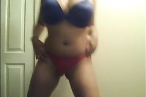 Lewd all natural spoiled dilettante nympho posed for me in her underware