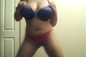 Lewd all natural spoiled dilettante nympho posed for me in her underware