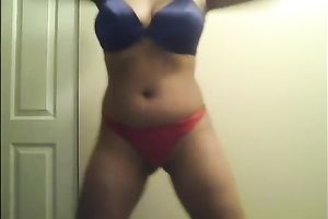 Lewd all natural spoiled dilettante nympho posed for me in her underware