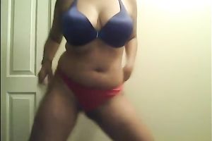 Lewd all natural spoiled dilettante nympho posed for me in her underware