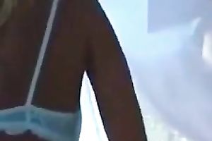 Awesome super bootylicious wife of my ally knows what a sexy ride is