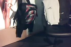 Kinky and concupiscent floozy with wonderful wazoo uses my sex toy