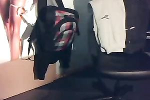 Kinky and concupiscent floozy with wonderful wazoo uses my sex toy