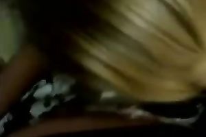 Watch me drilling my brown-haired GF's admirable cunt indoors