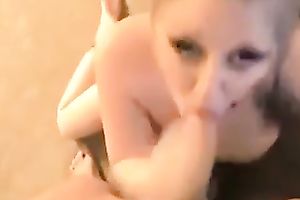 Blond haired buxom hawt girlie teased me with a priceless orall-service