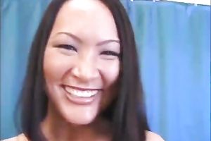 Inviting asian playgirl gives an outspoken interview