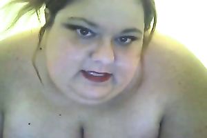 Really lustful and highly chunky dilettante livecam nympho showed me her butt