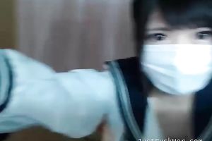 I love the way this camgirl looks at the camera as she is getting business done