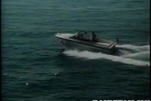 Horny pair enjoys sexy and ardent sex on the boat