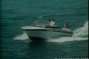 Horny pair enjoys sexy and ardent sex on the boat