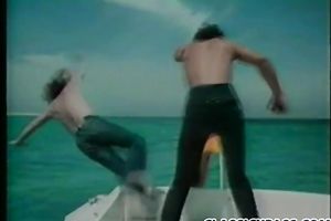 Horny pair enjoys sexy and ardent sex on the boat