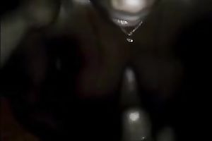 Dark chocolate gives me professional tugjob whilst I film her from POV